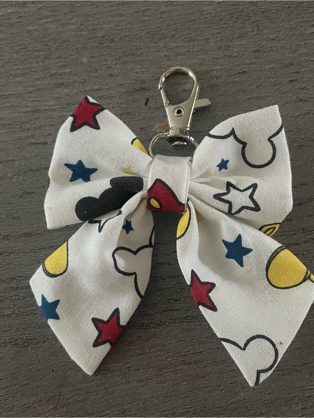 Mickey Mouse Icons Bow Bag Charm